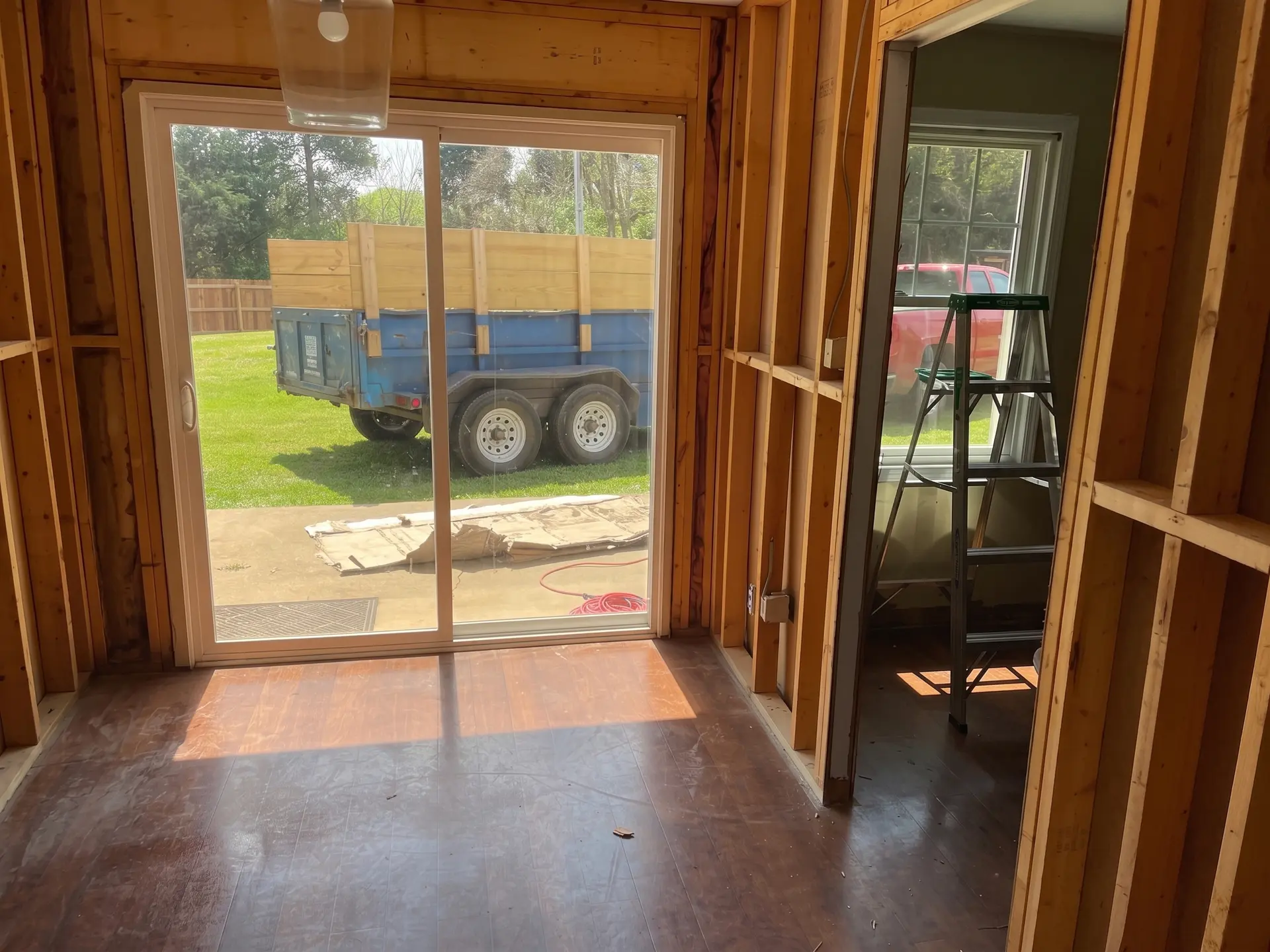 Room remodel and construction project by Complete Handy Solutions